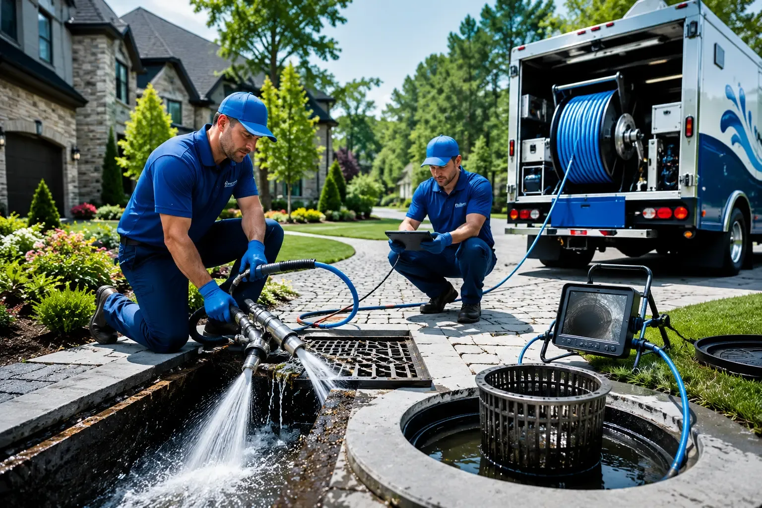 Local outdoor drain cleaning professionals in West Paris, ME